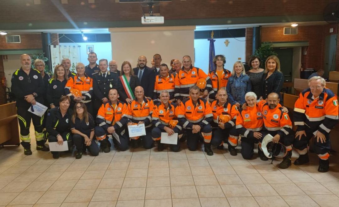 Consegna attestati di merito per le attività A.I.B.